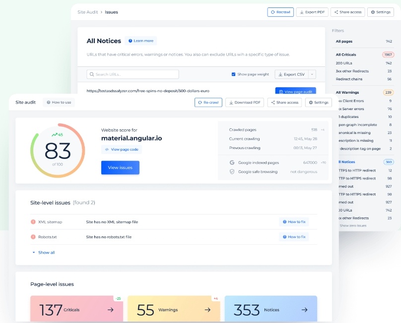 crawl for technical seo