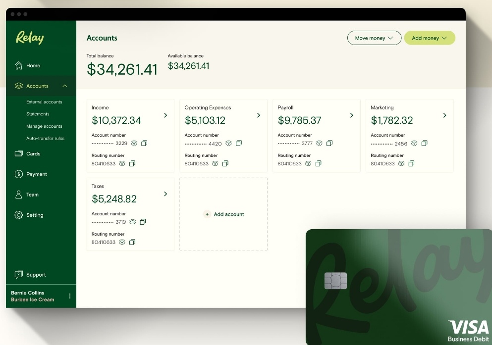 Relay Financial Dashboard